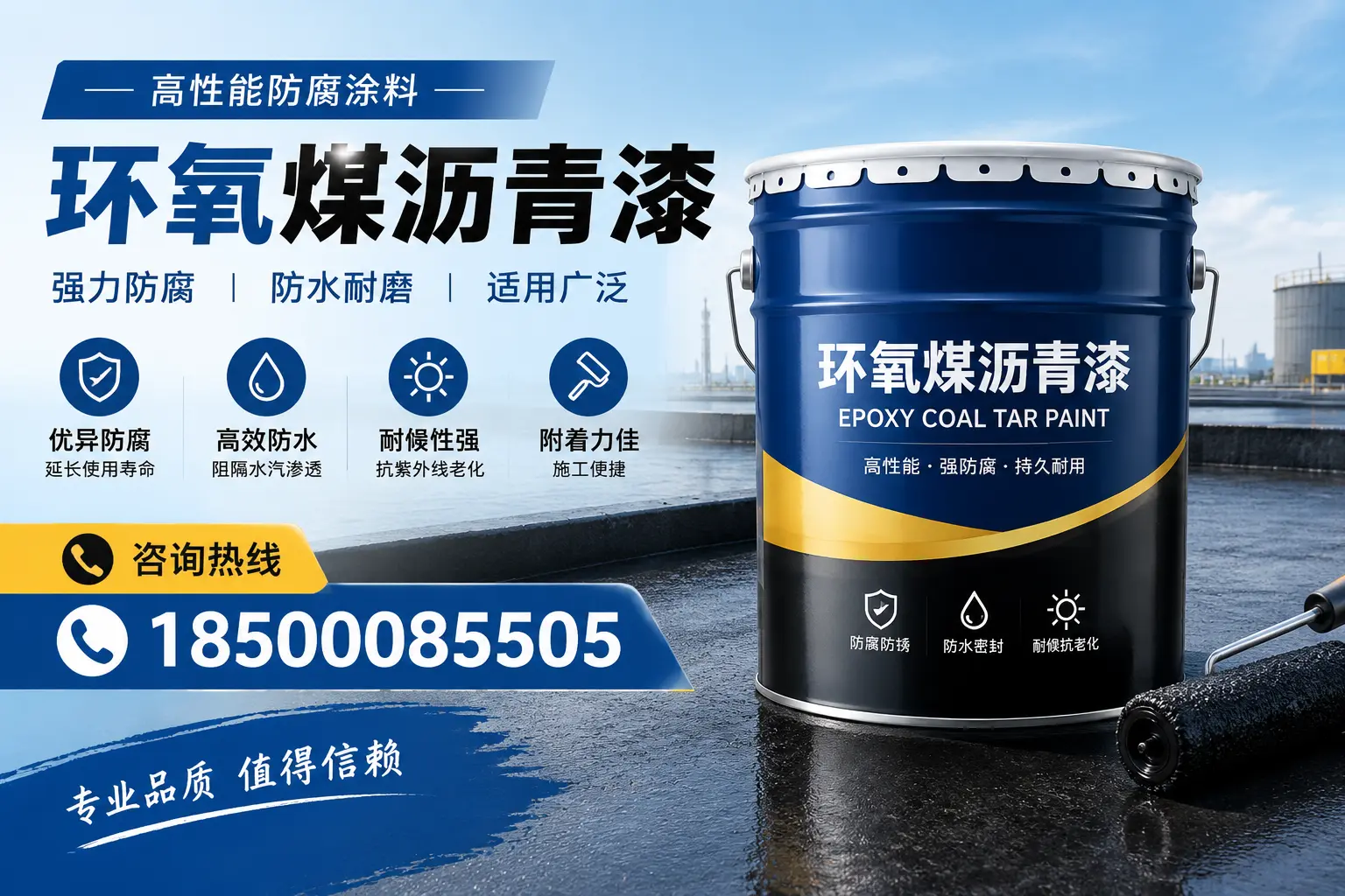 环氧煤沥青漆的主要成分与功能，威海用户深度了解