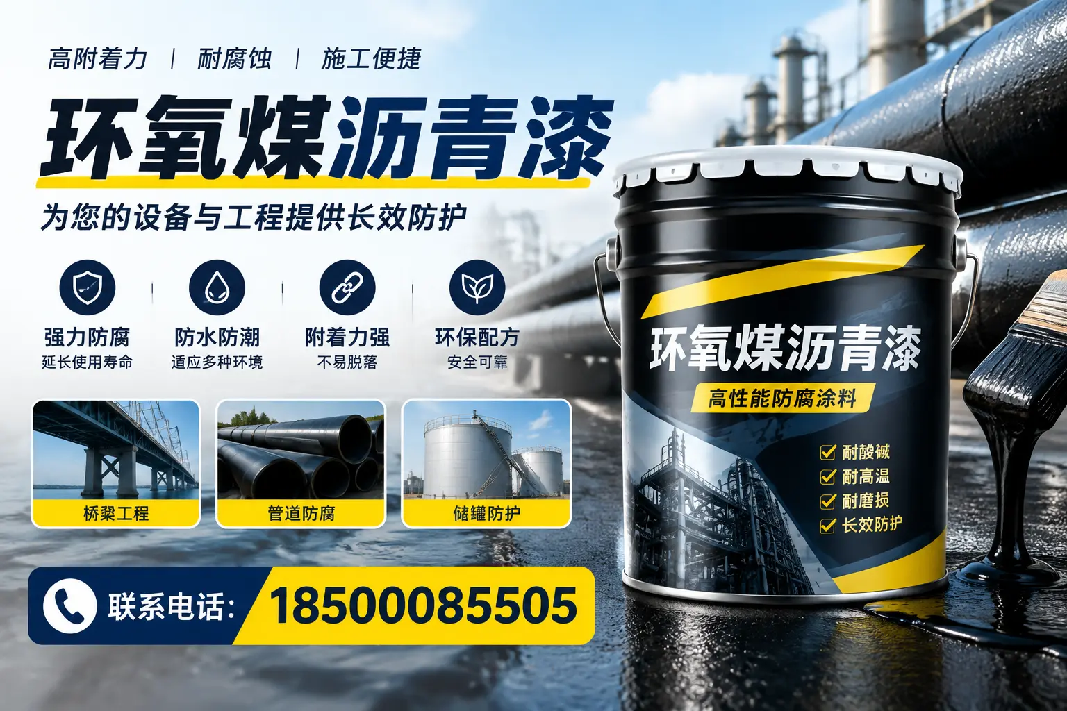 环氧煤沥青漆与其他涂料的对比分析，助力威海企业决策